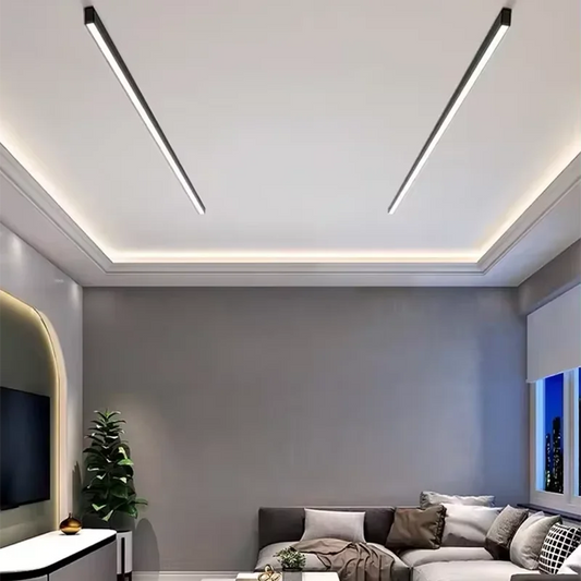 Long LED Strip Ceiling Light Floodlight For Bedroom Dining Living Room Cloakroom Minimalist Led Ceiling Lamp Indoor Decoration