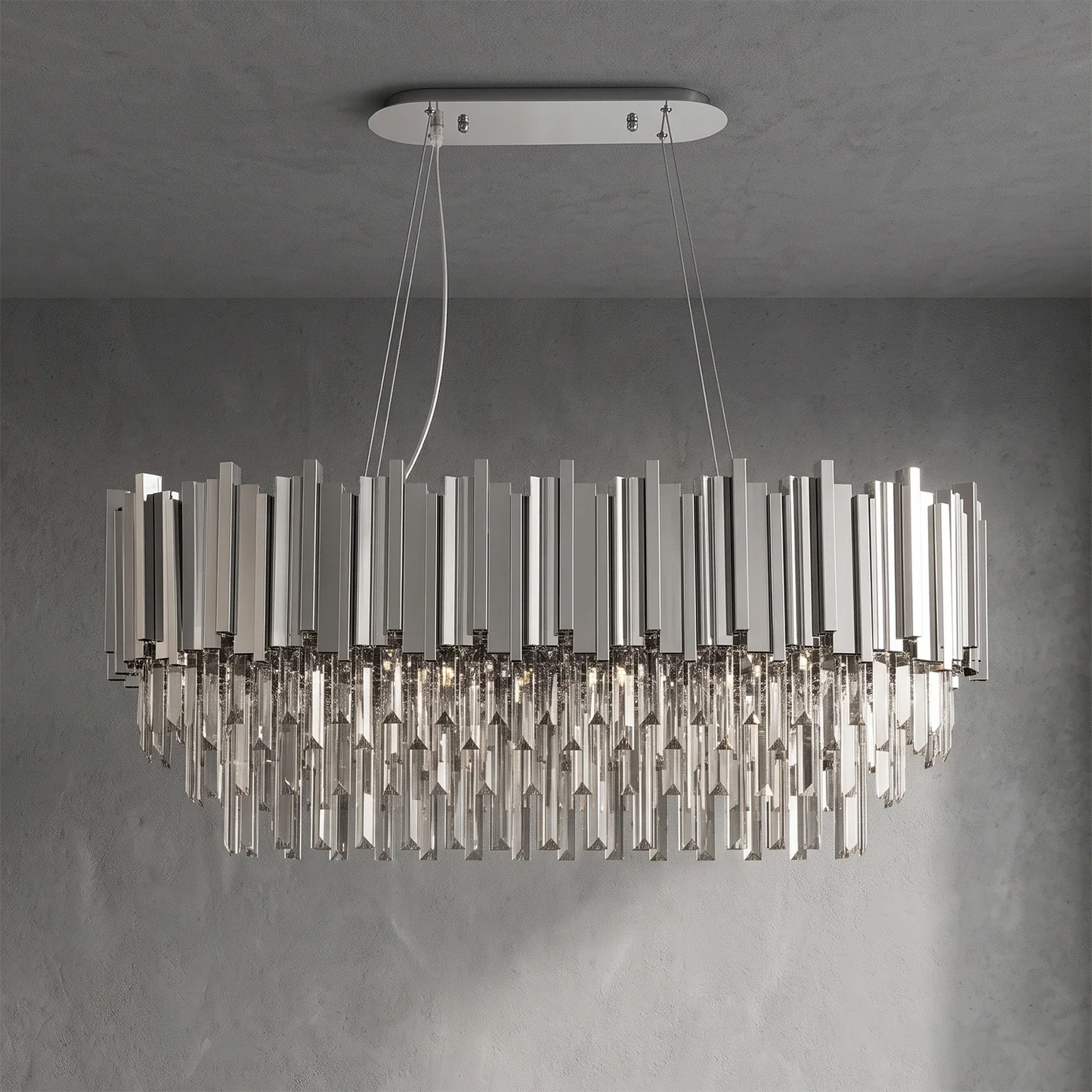 Bourbons Alphonsus Crystal Chandelier