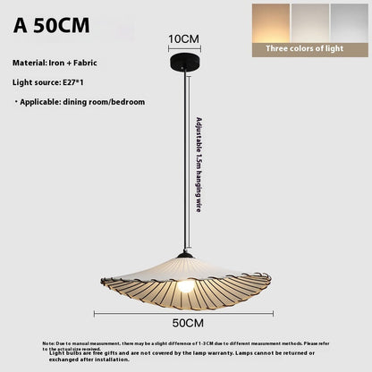 Japanese Chandelier with Warm Light
