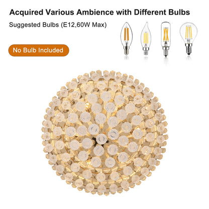 Gold Luxury Modern Style Crystal Chandelier