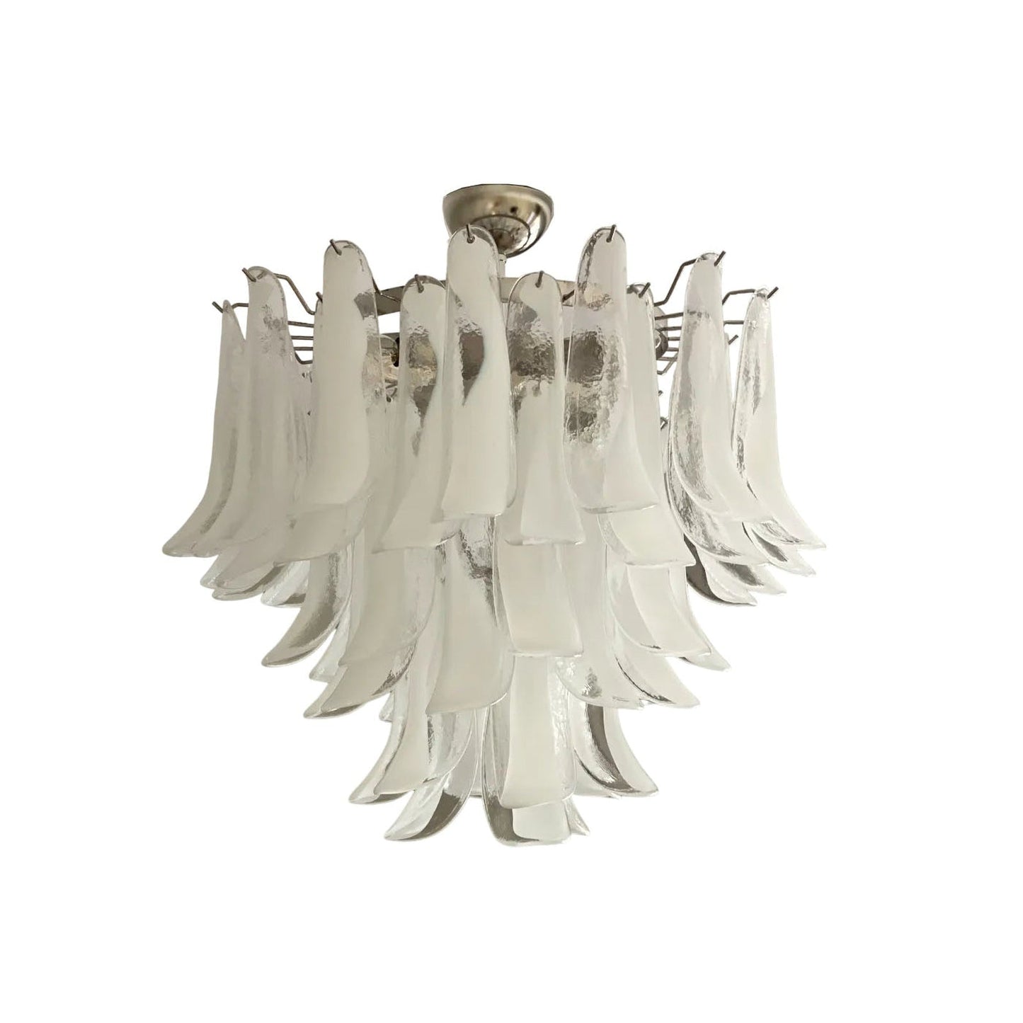 Vintage Murano Petal Glass Ceiling Light