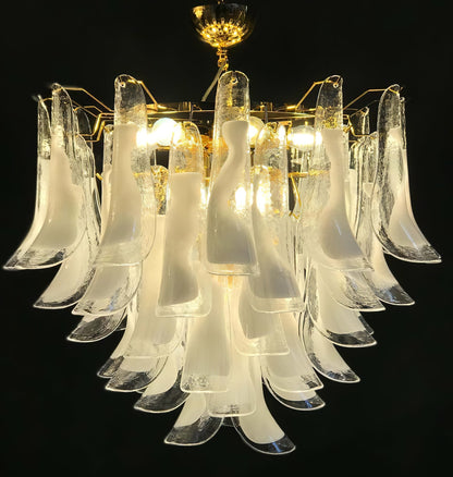 Vintage Murano Petal Glass Ceiling Light