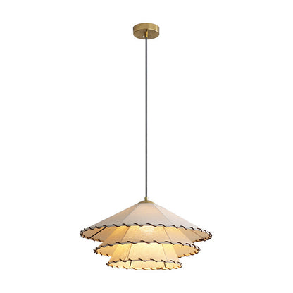 Japanese Chandelier with Warm Light