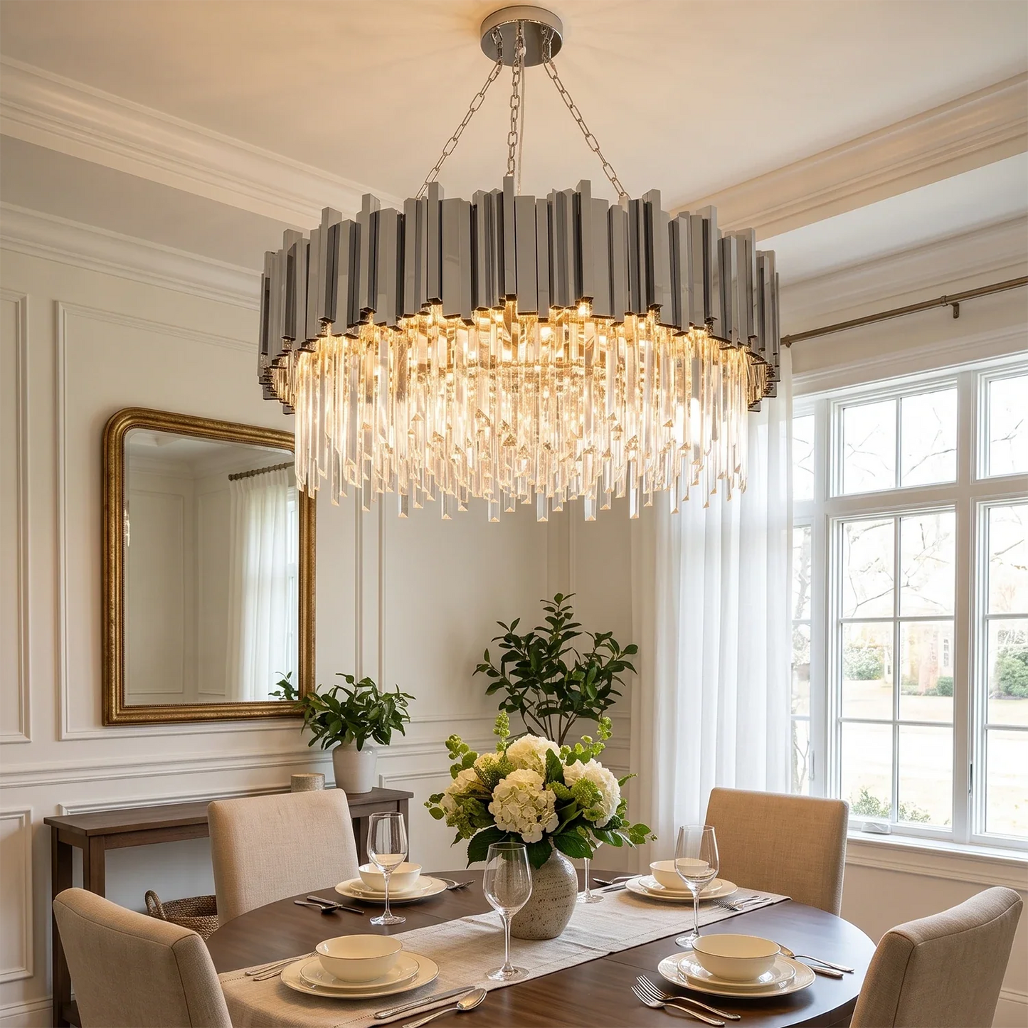 Bourbons Alphonsus Crystal Chandelier