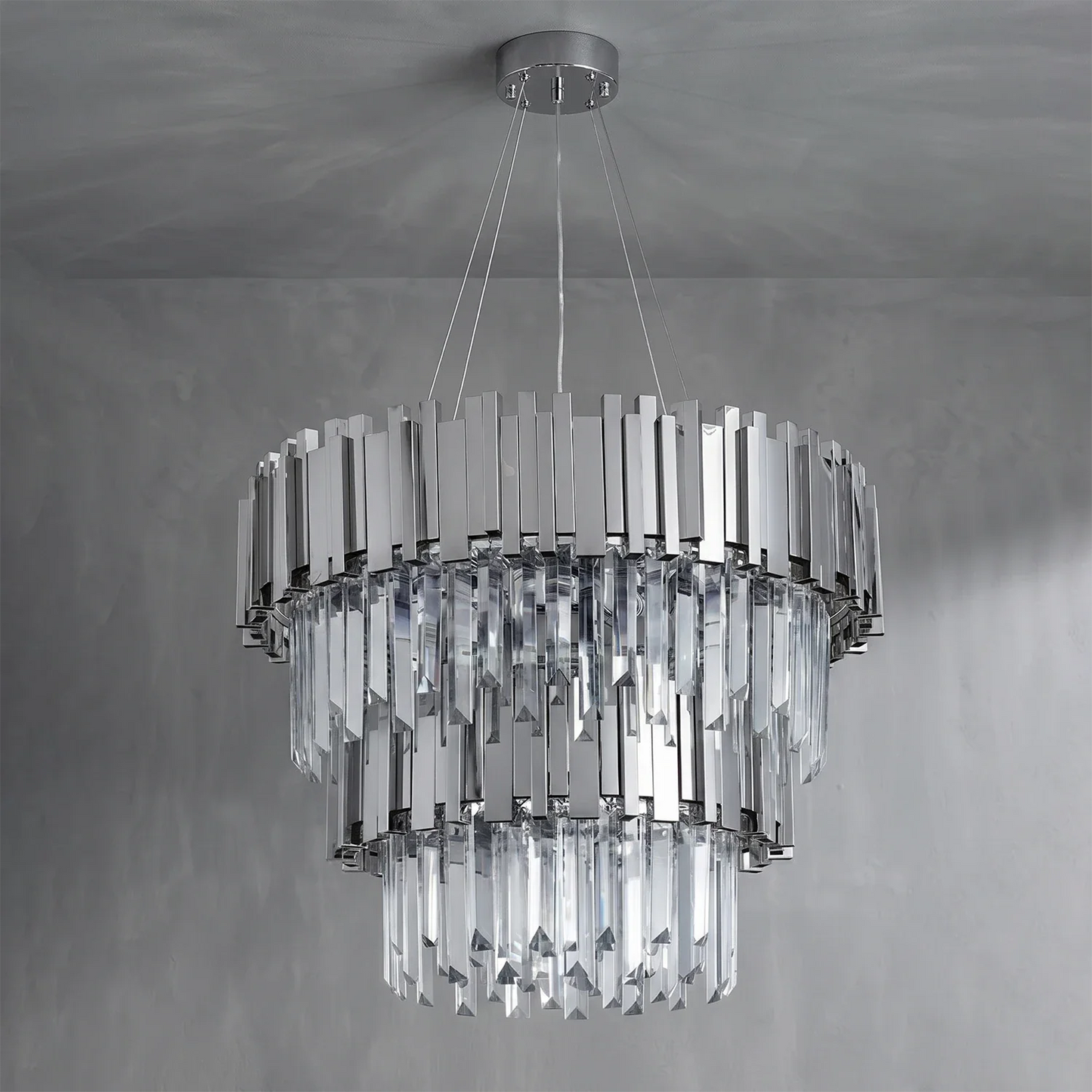 Bourbons Alphonsus Crystal Chandelier