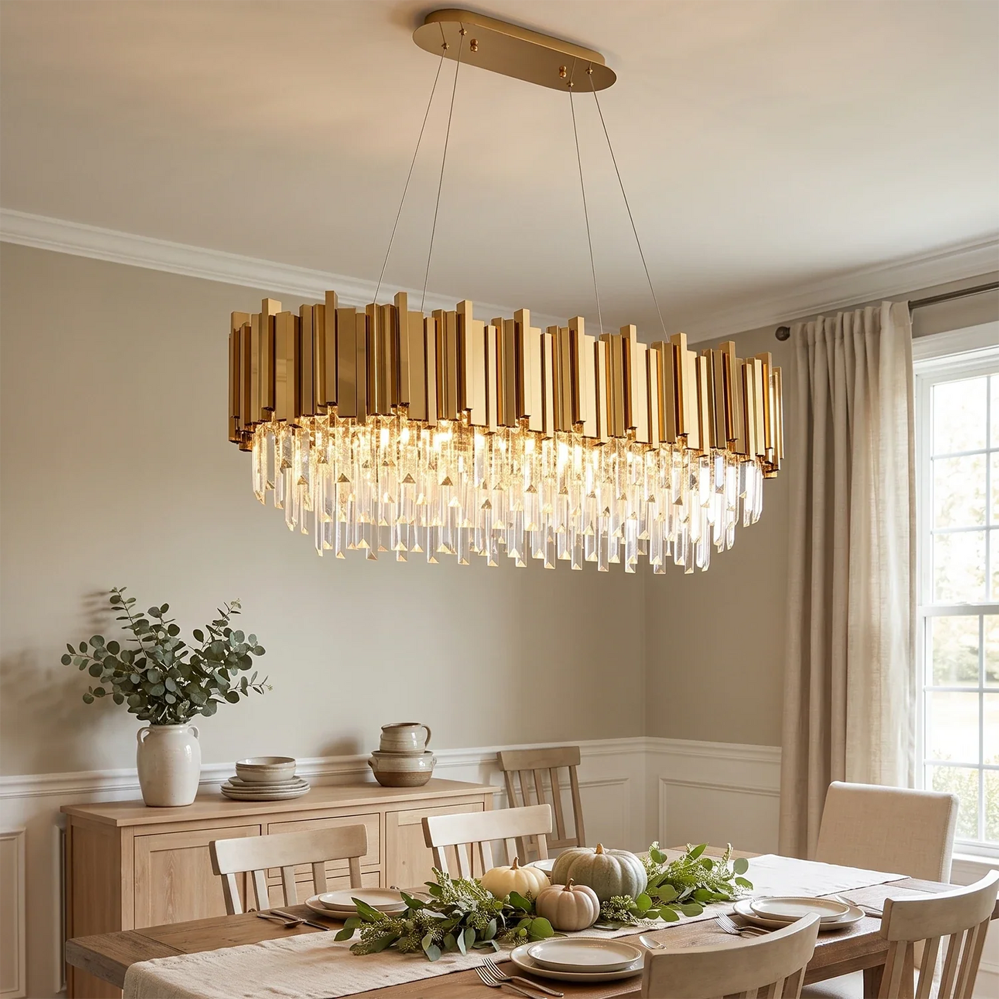 Bourbons Alphonsus Crystal Chandelier