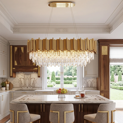 Bourbons Alphonsus Crystal Chandelier