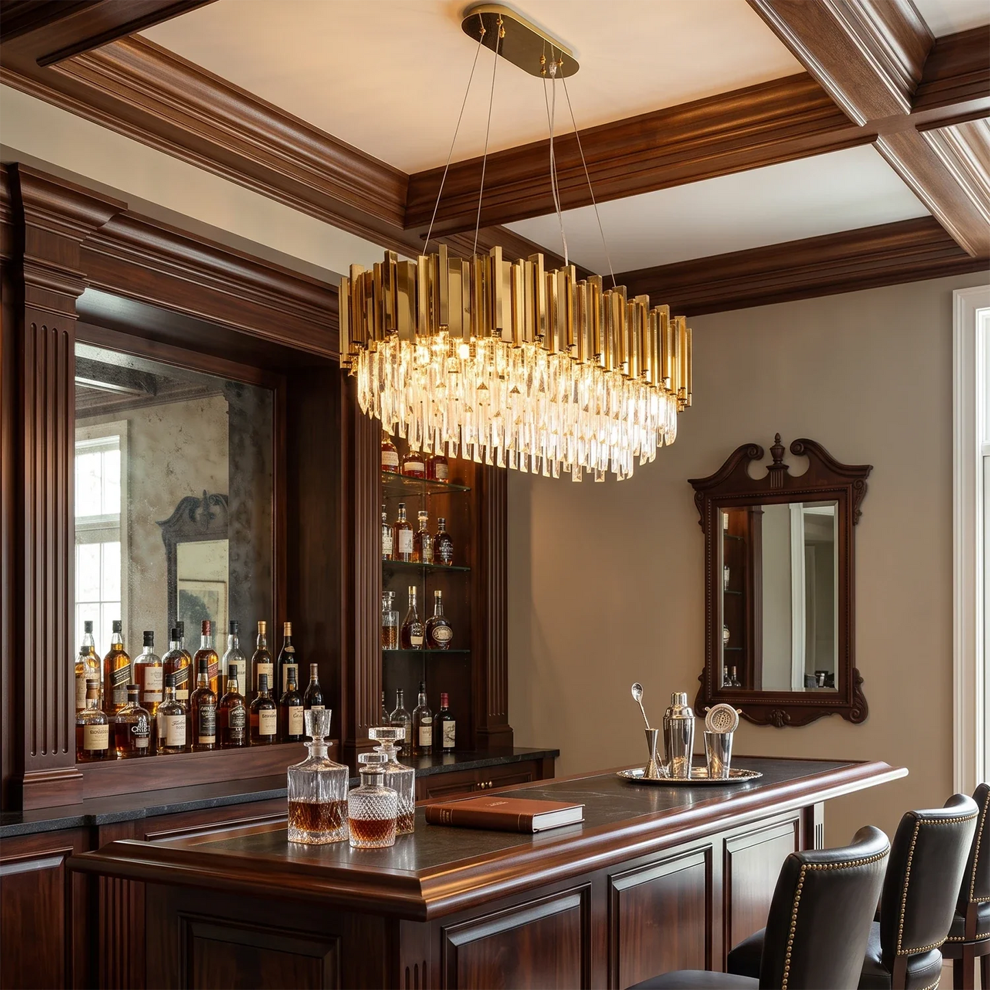 Bourbons Alphonsus Crystal Chandelier