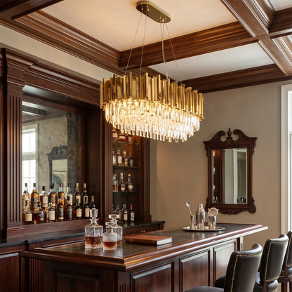 Bourbons Alphonsus Crystal Chandelier