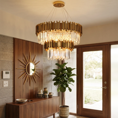 Bourbons Alphonsus Crystal Chandelier