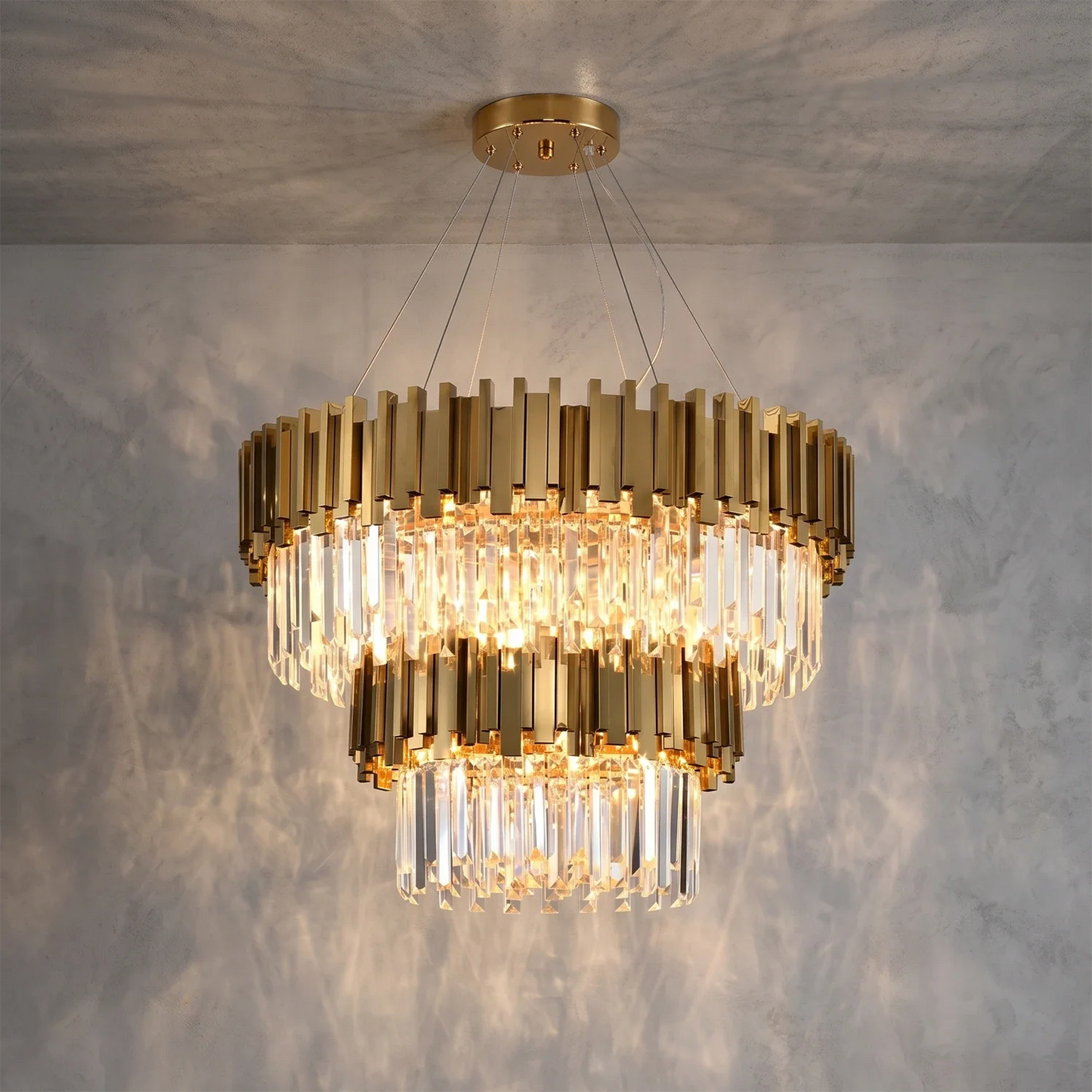 Bourbons Alphonsus Crystal Chandelier