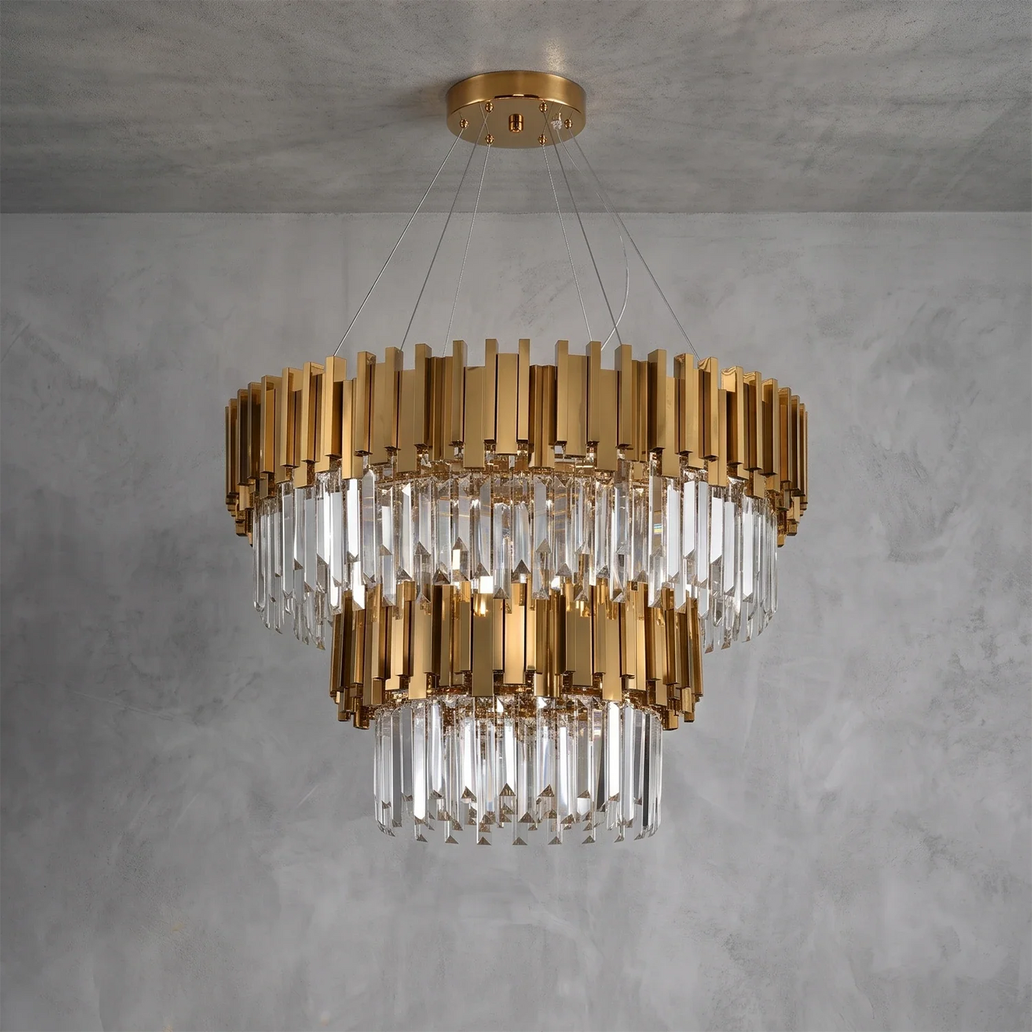 Bourbons Alphonsus Crystal Chandelier