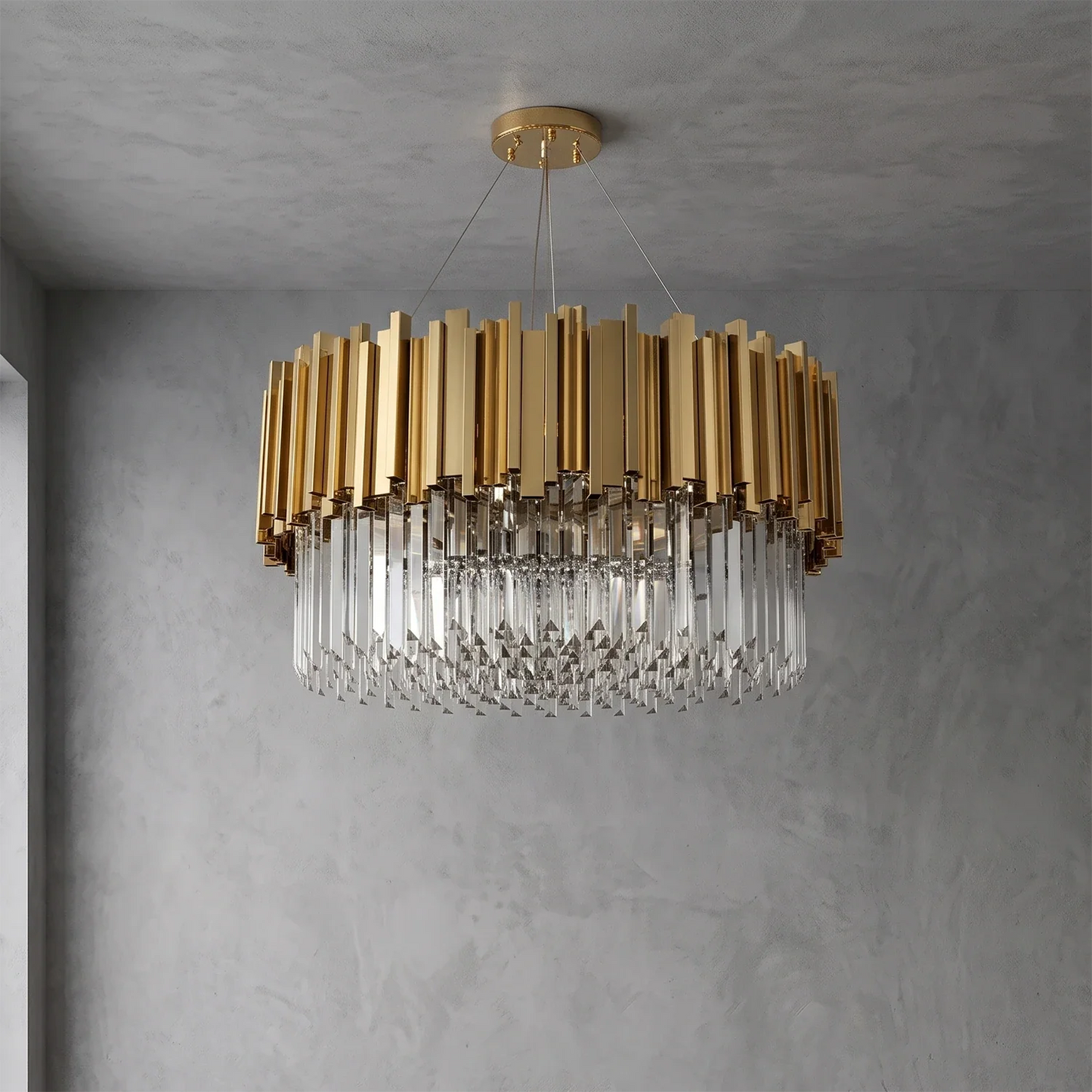 Bourbons Alphonsus Crystal Chandelier