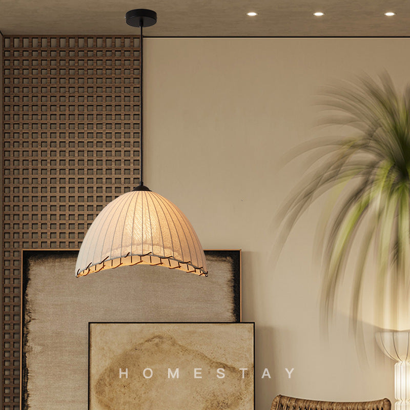 Japanese Chandelier with Warm Light